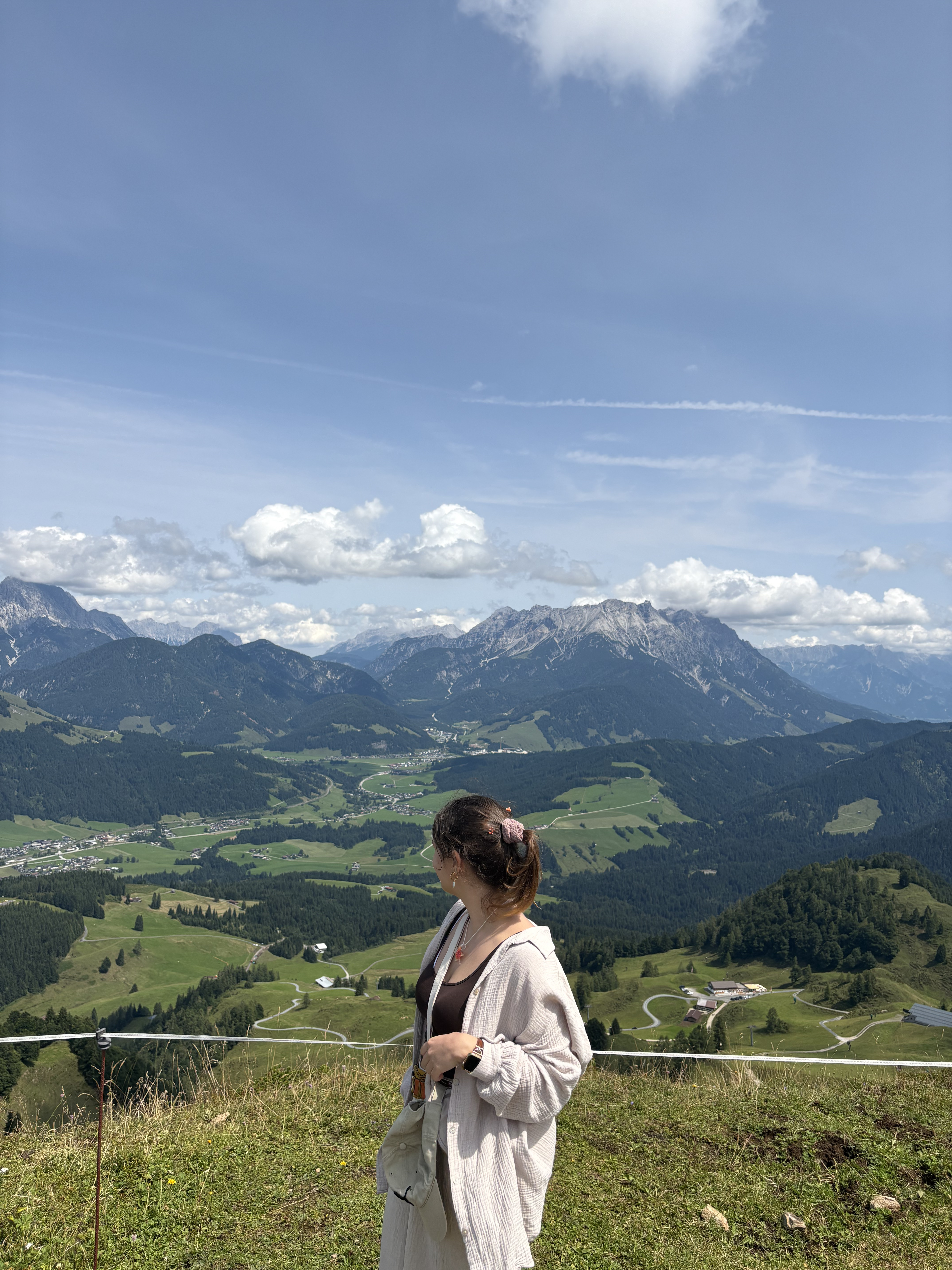 Marie Thiele beim Wandern